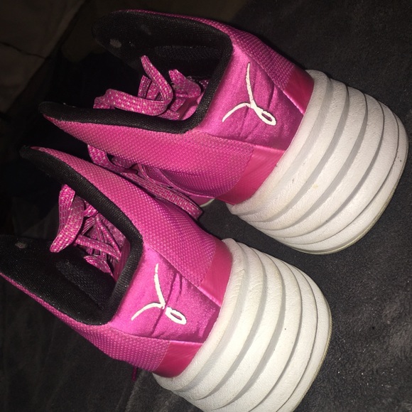 Breast Cancer Awareness Hyperdunks. Gently Worn💖 - Picture 3 of 3